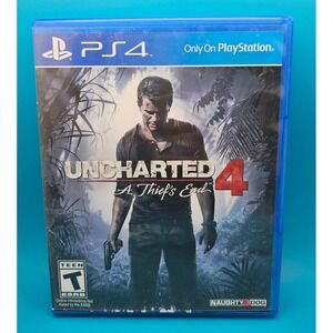 Uncharted 4: A Thief's End PS4 PlayStation 4 Game Adventure Action
